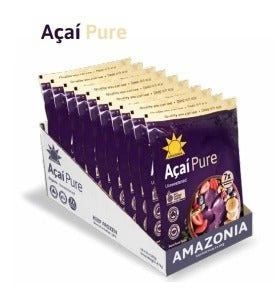 Amazonia Frozen Organic Acai Puree All Natural Unsweetened, 4Kg Case