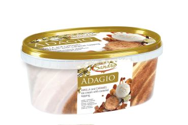 Sandra Adagio Vanilla And Caramel, 600 G