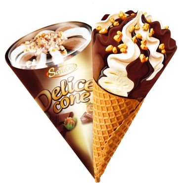 Sandra Delice Cone Chocolate, 105 G
