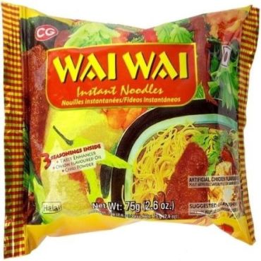 Wai Wai Noodles Chicken Flavour, 75G