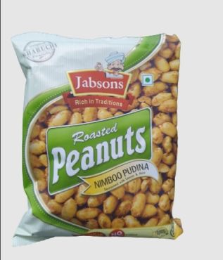 Jabsons Roasted Peanuts Nimboo Pudina, 140G