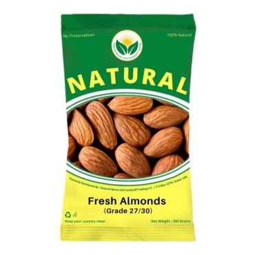 Natural Spices Fresh Almond, Medium, 250 G