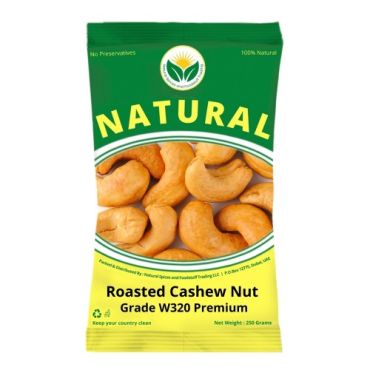 Natural Spices Cashew Nut Roasted, Big Size, 200 G