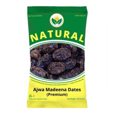 Natural Spices Ajwa Madeena Dates, 200 G