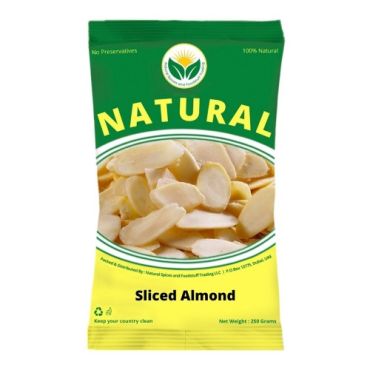 Natural Spices Almond Sliced, 150 G