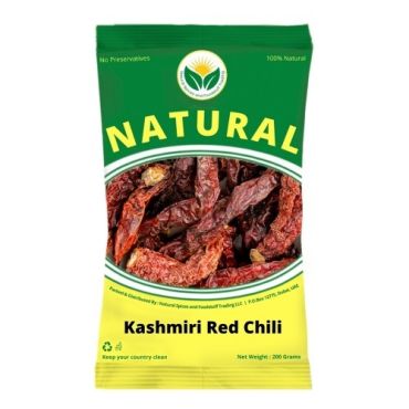 Natural Spices Whole Kashmiri Chilli, 500G