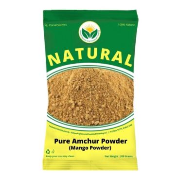 Natural Spices Pure Amchur/Amchoor, 1 Kg (Mango Powder)