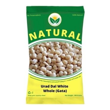 Natural Spices Whole Urad Dal White, 3 Kg