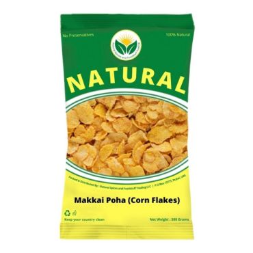 Natural Spices Makkai Poha, 1 Kg (Corn Or Maize Flakes)