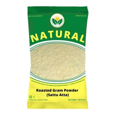 Natural Spices Roasted Gram Powder (Sattu Atta), 5 Kg