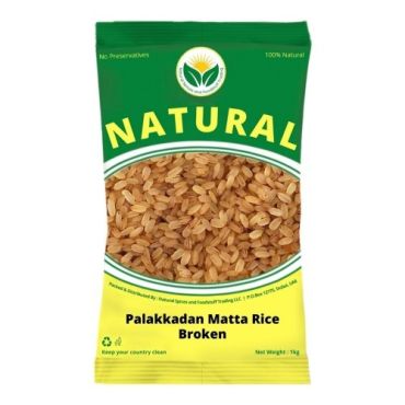 Natural Spices Palakkadan Matta Rice Broken, 5 Kg (Fresh)