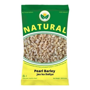 Natural Spices Pearl Barley Whole, 1 Kg (Jau Ka Daliya)