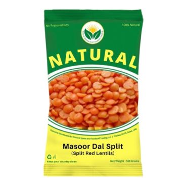 Natural Spices Masoor Dal Split 1Kg (Orange)