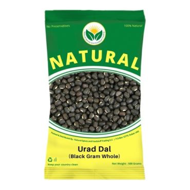 Natural Spices Urad Dal Black 1Kg (Whole)