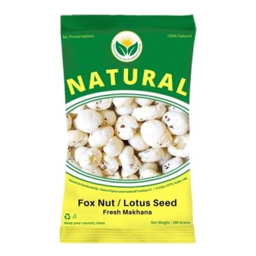 Natural Spices Fresh Makhana, 200 G (Foxnut/Lotus Seed)