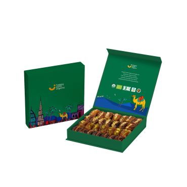 Happy Earth Organic Filled Dates - Dubai Green, 500 Grams