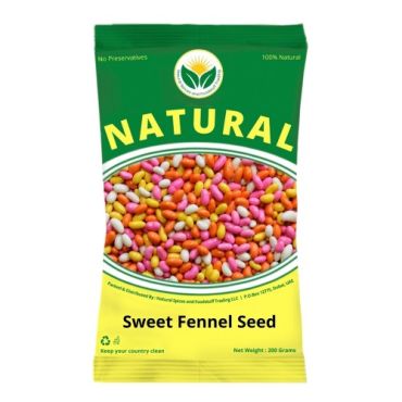 Natural Spices Fennel Seed Sweet, 500g (Small Size)