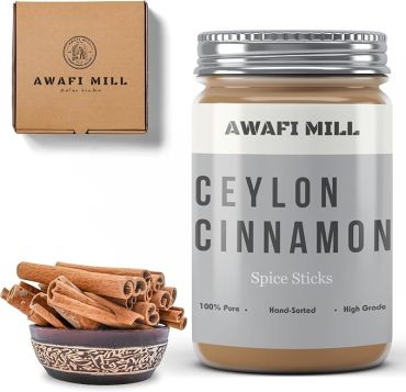 Awafi Mill Sri Lankan Ceylon True Cinnamons Bottle of 100g