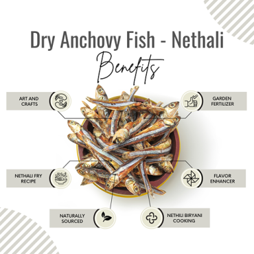 Awafi Mill Dry Anchovy Fish Nethali 100gm