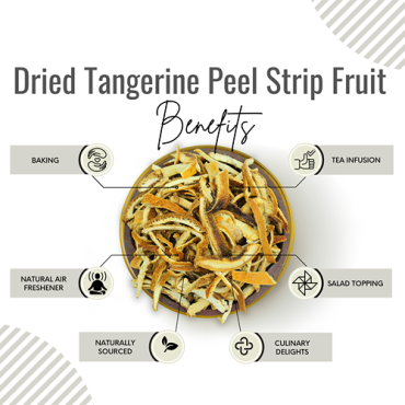 Awafi Mill Dried Tangerine Peel Strip Orange Peel 100gm