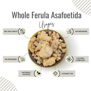 Awafi Mill Asafoetida Whole devils dung 100gm