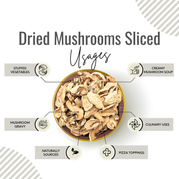 Awafi Mill Dried Mushrooms toadstool Sliced 100gm