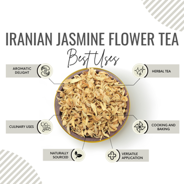 Awafi Mill Iranian Jasmine Flower Persian Jasmine 100gm