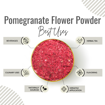 Awafi Mill Pomegranate Flower Powder Punica Granatum 100gm