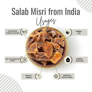 Awafi Mill Indian Salab Misri Orchis Latifolia 100gm