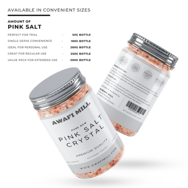Awafi Mill Pink salt crystal Sendha Namak 100gm