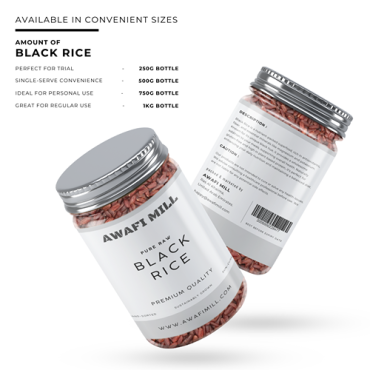 Awafi Mill Black rice Forbidden Rice 250 gm