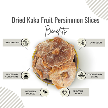 Awafi Mill Dried Kaka Fruit Persimmon Slice 100gm