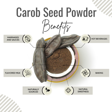 Awafi Mill Carob Powder Locust bean seed 100gm