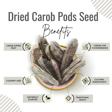 Awafi Mill Whole Carob Pods 100gm