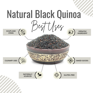 Awafi Mill Black Quinoa Seed Chenopodium Quinoa 100gm