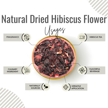Awafi Mill Hibiscus Flower Petals Hibiscus Rosa Sinensis 100gm