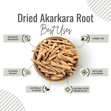 Awafi Mill Pellitory Root Akarkara Anacyclus Pyrethrum 100gm