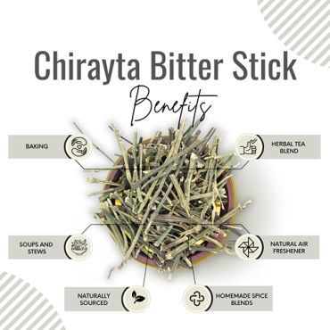 Awafi Mill Chirayta Bitter Stick Chirata Kirata 100gm
