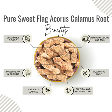 Awafi Mill Vasambu Vacha Root Acorus Calamus 100gm