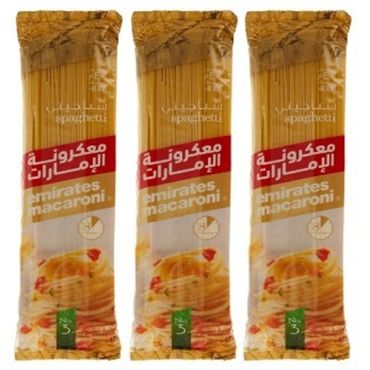 Emirates Spaghetti 3 x 400 Gm, 8 Pieces Per Carton