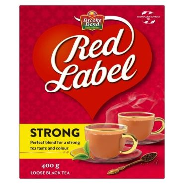 Brooke Bond Red Label Tea, 400Gm, 24 Pieces Per Carton
