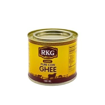 RKG Classic Pure Cow Ghee Tin 100 Ml, 100 Pieces Per Carton