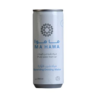 Ma Hawa Bottled Drinking Sparkling Water Can 250 Ml, 20 Pieces Per Carton
