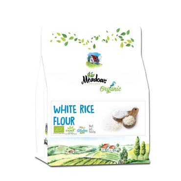 Meadows Organic White Rice Flour, 500g