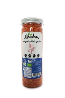 Meadows Organic Red Split Lentil Seeds, 600g