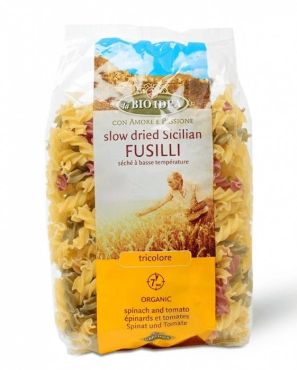 La Bio Idea Organic Tricolour Fusilli Pasta, 500 g