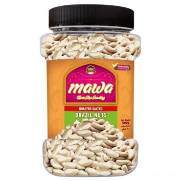 Mawa Roasted Salted Brazil Nuts (Plastic Jar), 500G