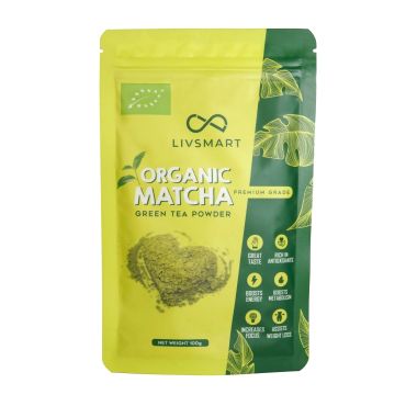 Liv Smart Organic Matcha Green Tea, 100g