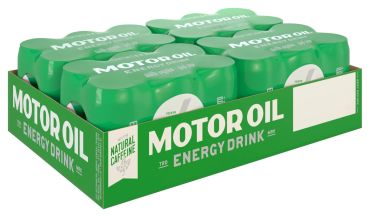 Motor Oil Premium Energy Drink With Natural Caffeine, 24 x 330ml Case