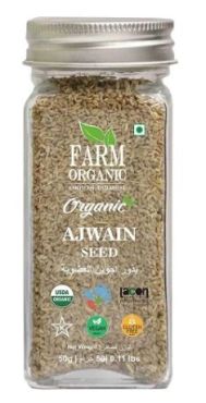 Farm Organic Gluten Free Bishop's Weed (Ajwain), 50 g